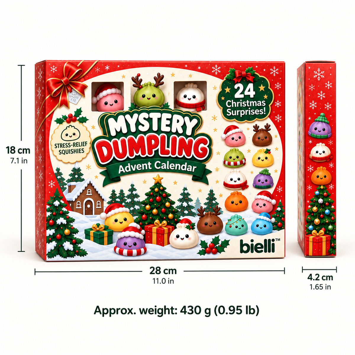 Bielli Squishy Advent Calendar